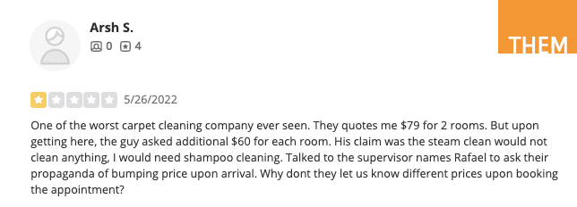 cheap carpet-cleaning scam